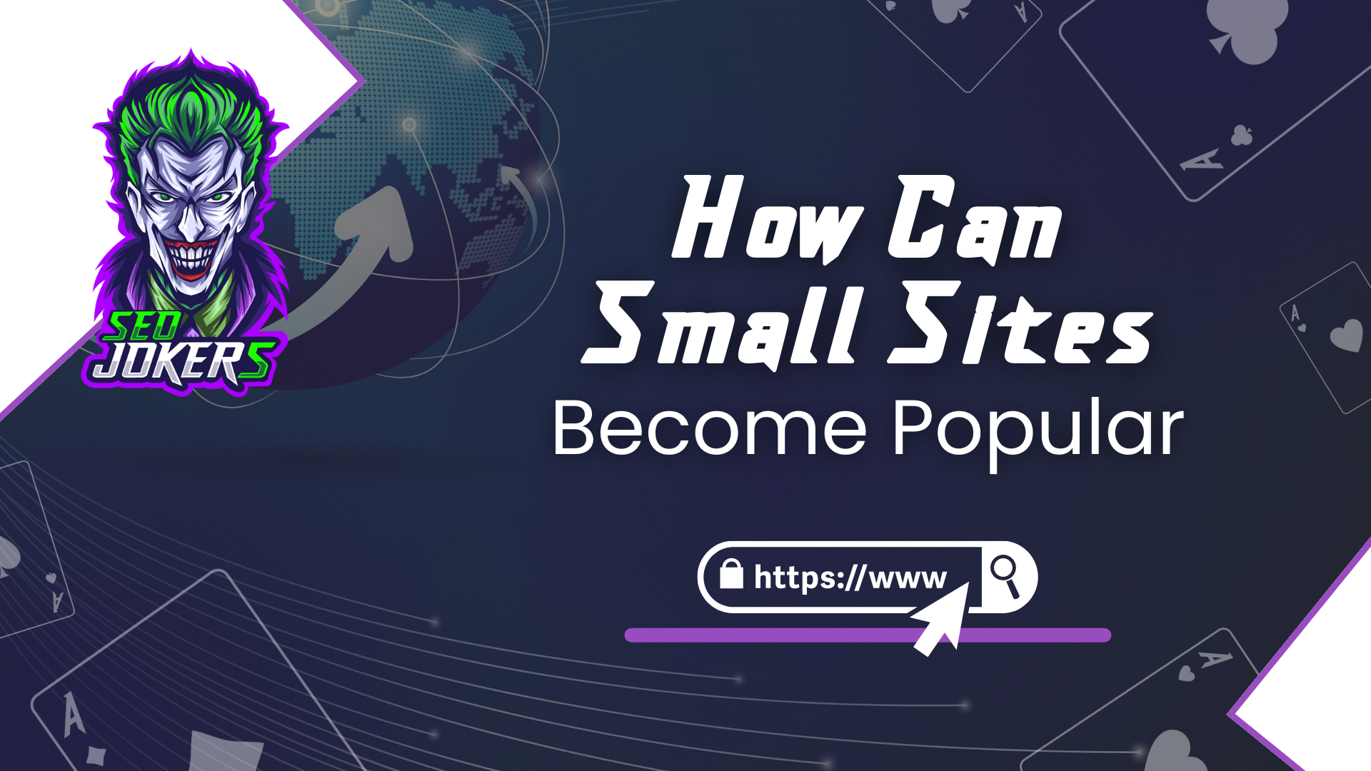 How can small sites become popular