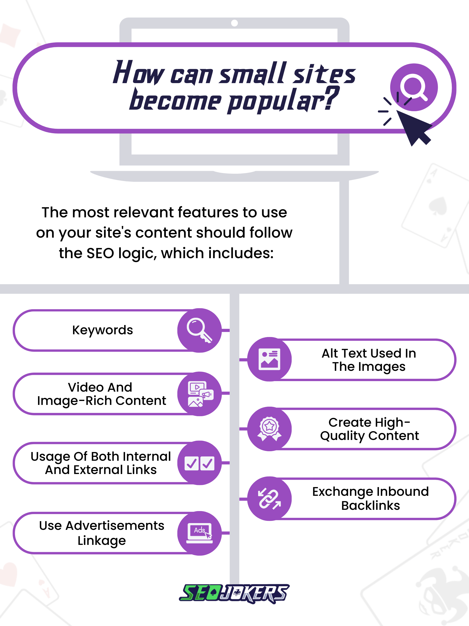 How can small sites become popular 1 1