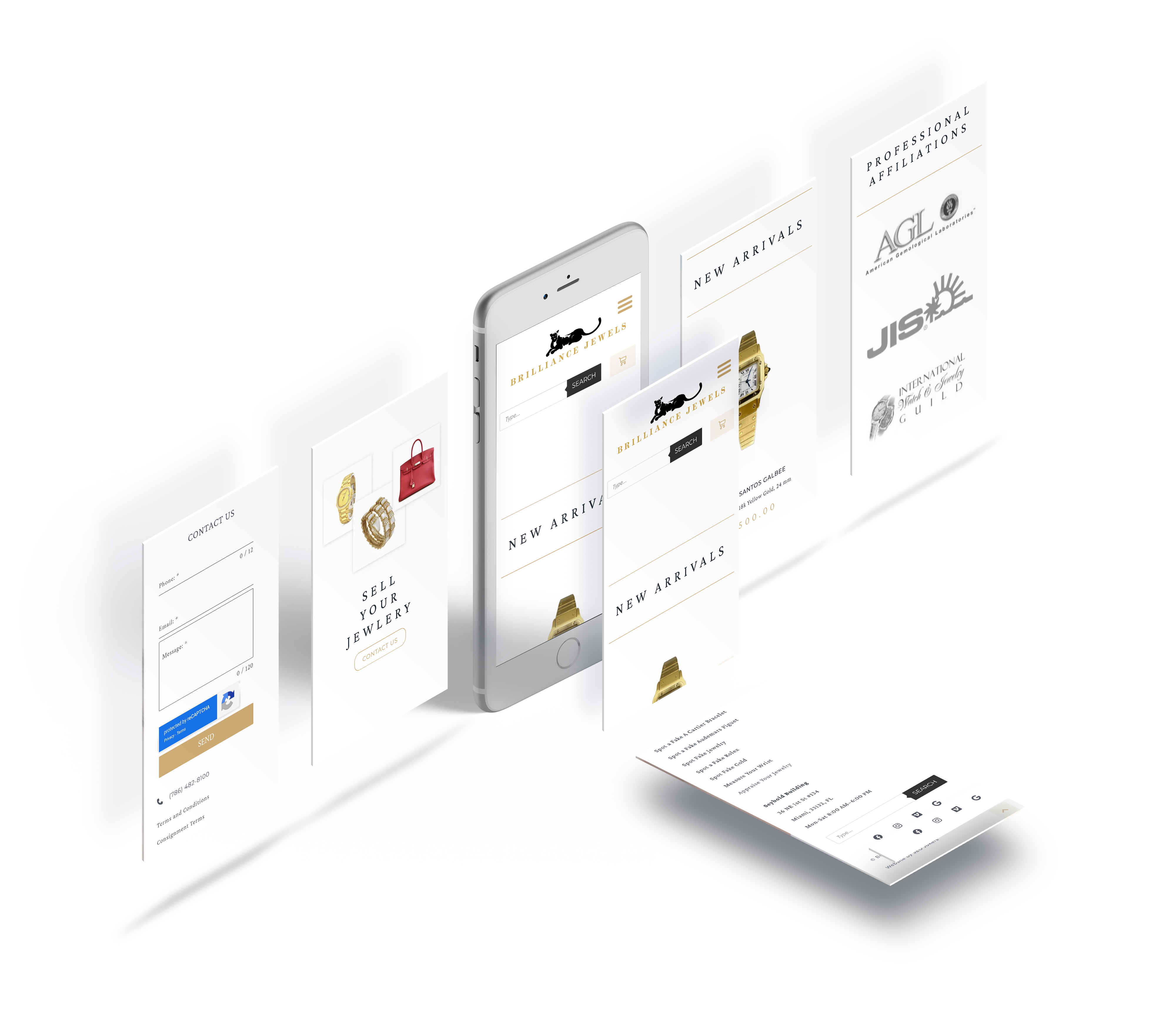 Mobile optimized web design
