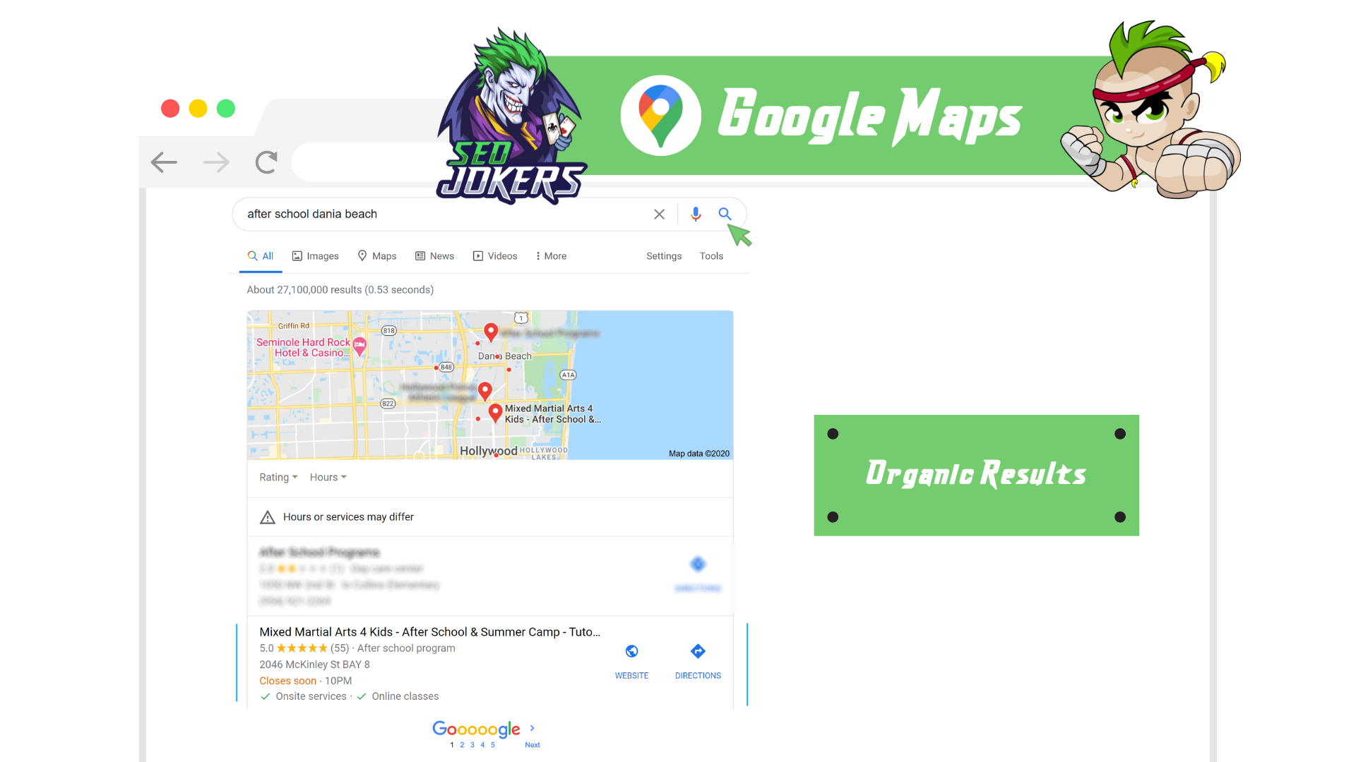 Google maps 1st page 1
