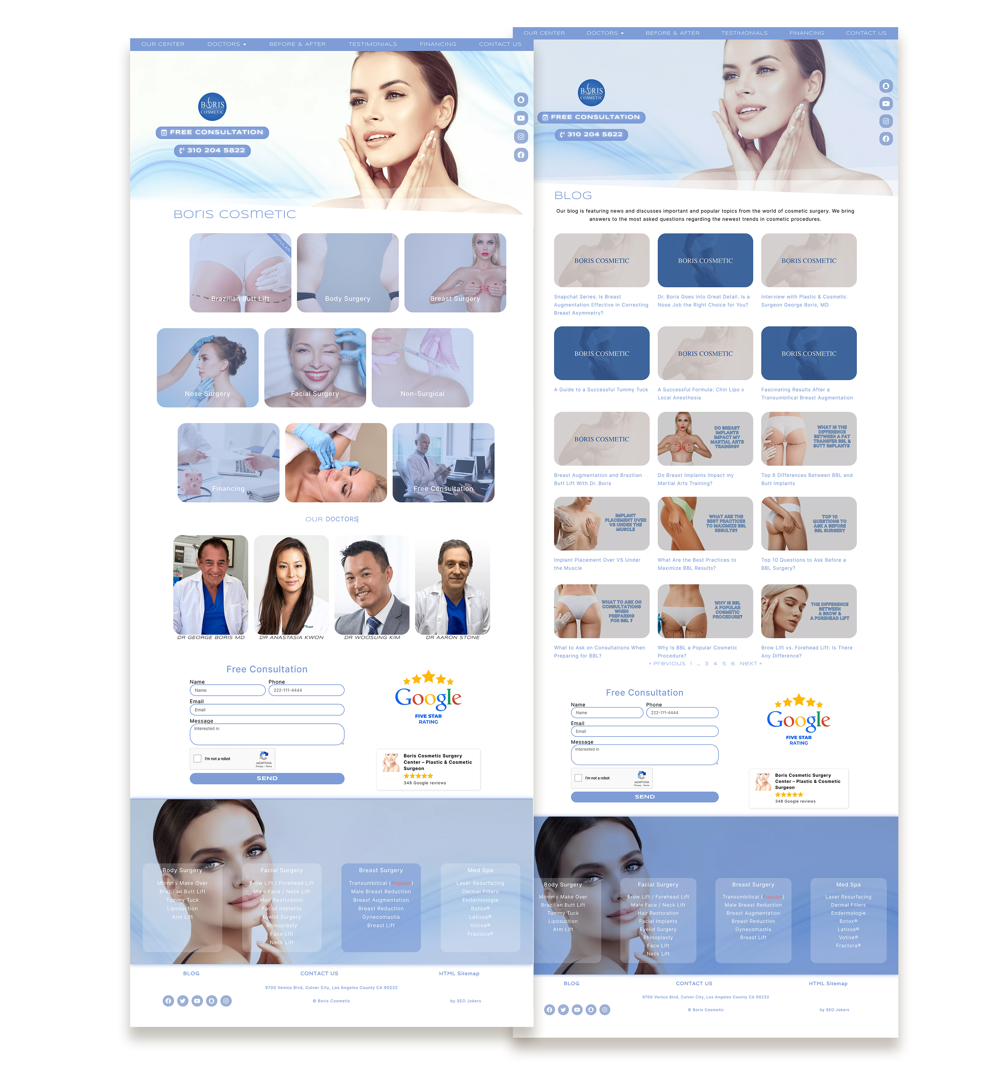 Boris cosmetic desktop design