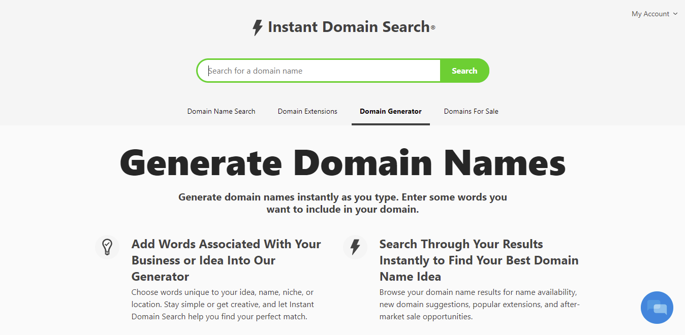 Instant domain names - 7 best random domain name generators