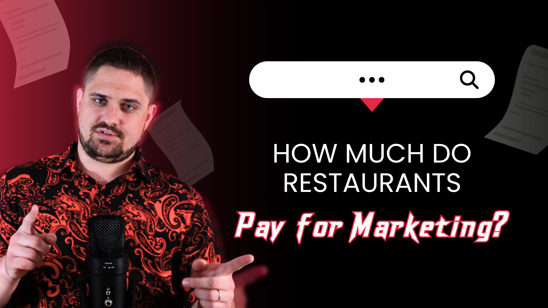 How much do restaurants pay for marketing