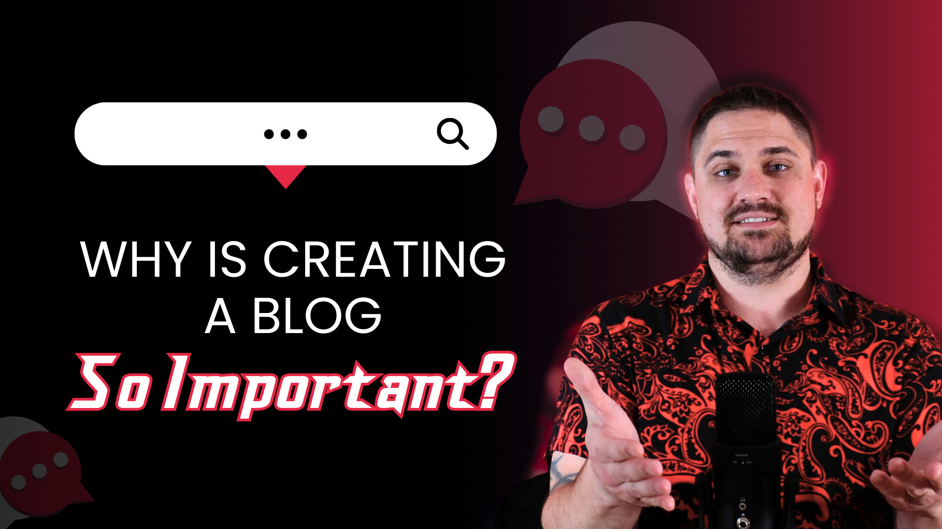 Why is creating a blog so important