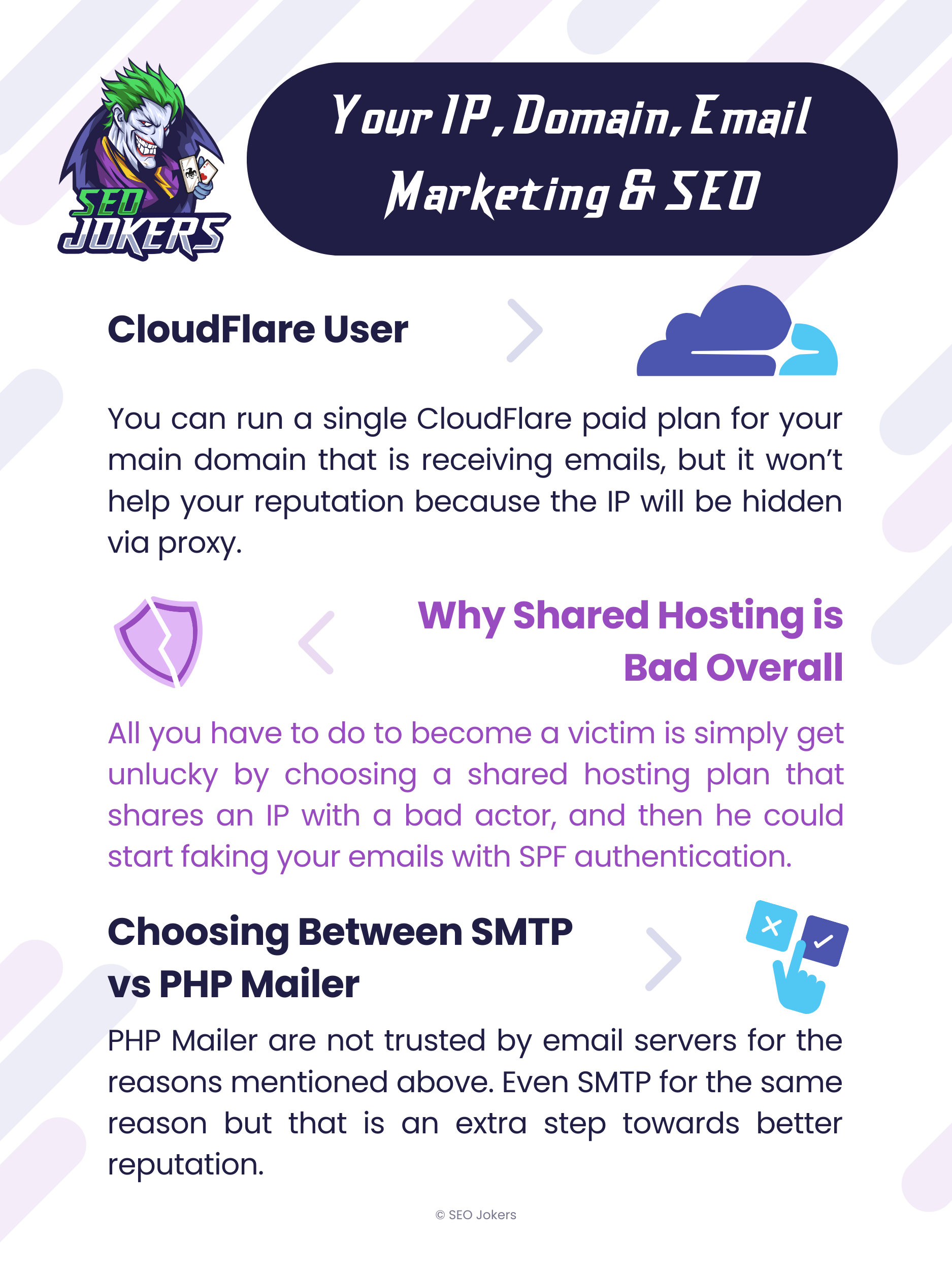 Your ip, domain, email marketing & seo